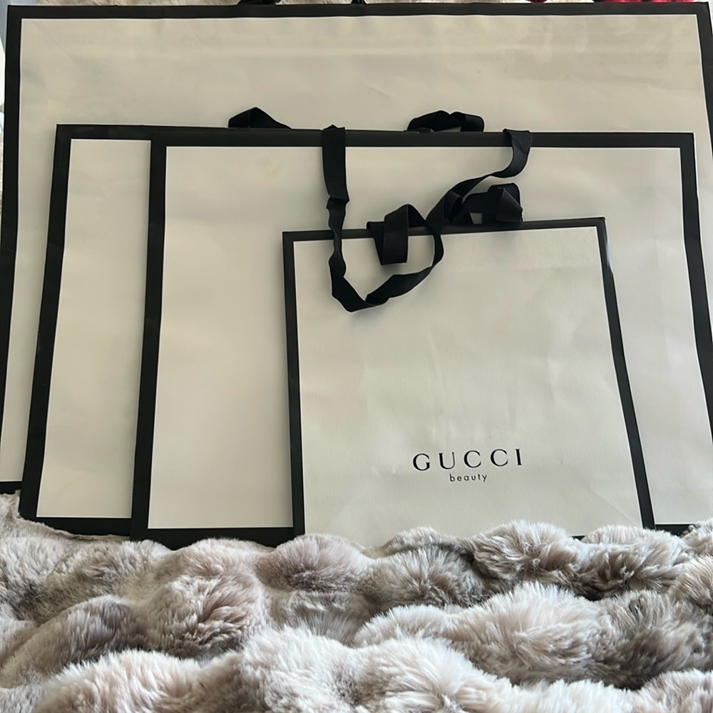 GUCCI Lot of 3 Bags 1 XL 1 Medium 1 Small
